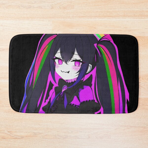 Item preview, Purple Goth Style Chibi Anime Girl designed and sold by deathanarchy.