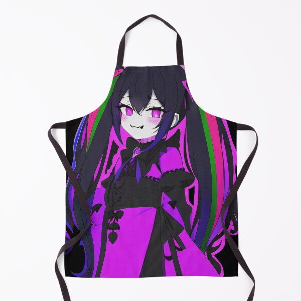 Aperçu de l'œuvre Fille d'anime Chibi de style gothique violet créée et vendue par deathanarchy.
