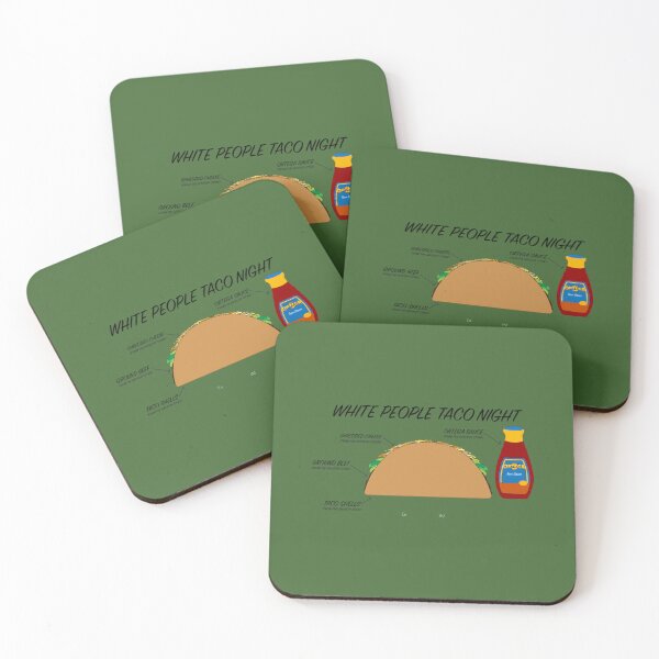 Item preview, White People Taco Night  	 	 designed and sold by nydabxwvrfd22.