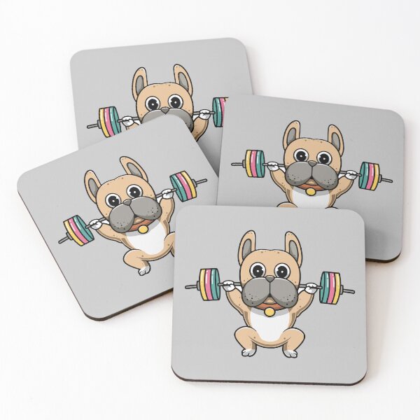 Item preview, Cute Bulldog Workout illustration designed and sold by cubbone.