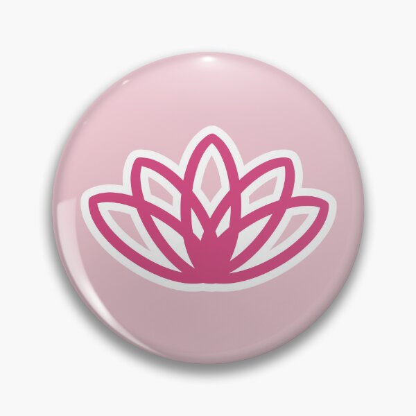 Item preview, Happy Vibes Lotus Flower (Hot Pink) designed and sold by Design Zoomies.