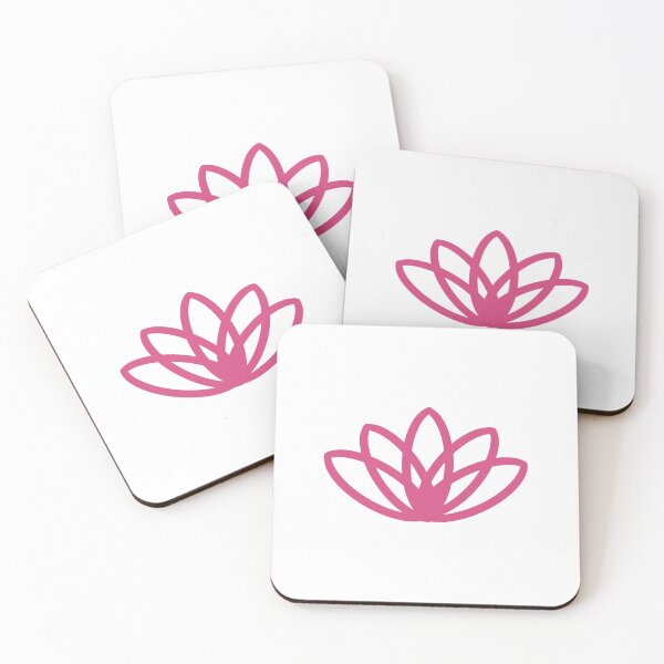 Item preview, Happy Vibes Lotus Flower (Hot Pink) designed and sold by Design Zoomies.
