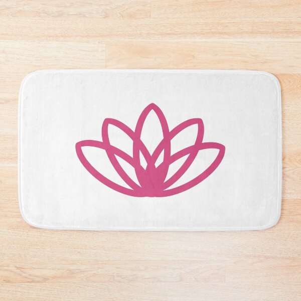Item preview, Happy Vibes Lotus Flower (Hot Pink) designed and sold by Design Zoomies.