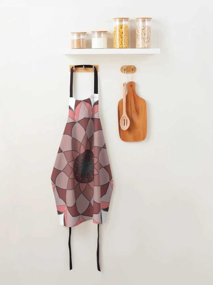 Thumbnail 4 of 6, Apron, Colorful Mandal pattern  designed and sold by Rajasekar.