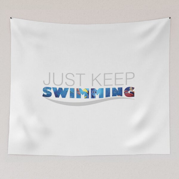 Item preview, Just Keep Swimming - Dory Throw Pillow 	 designed and sold by zzolvgyy10.