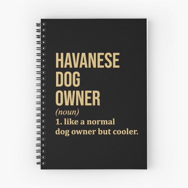 Item preview, Havanese Dog Owner Definition in Gold designed and sold by XCIV.