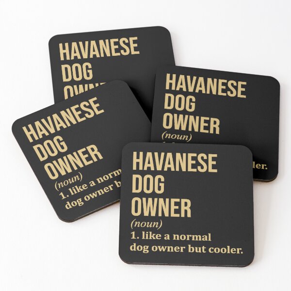 Item preview, Havanese Dog Owner Definition in Gold designed and sold by XCIV.