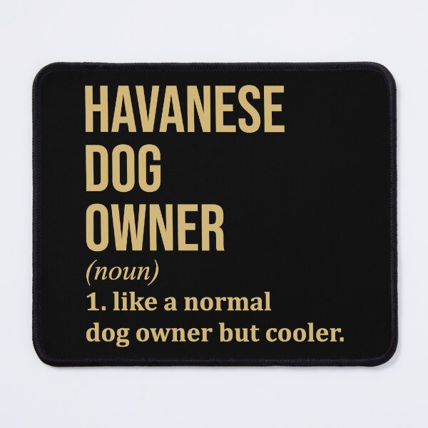 Item preview, Havanese Dog Owner Definition in Gold designed and sold by XCIV.