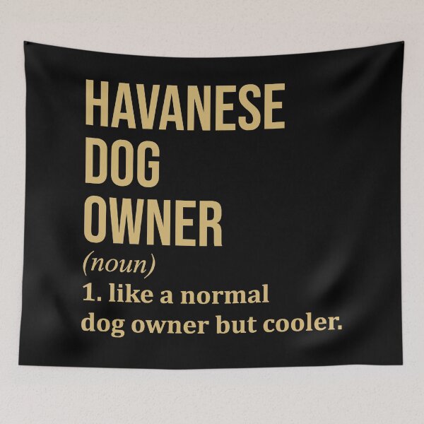 Item preview, Havanese Dog Owner Definition in Gold designed and sold by XCIV.