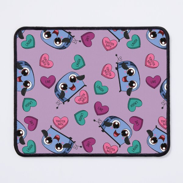 Item preview, Live, laugh, toaster bath pattern designed and sold by Goldenxchocoboo.