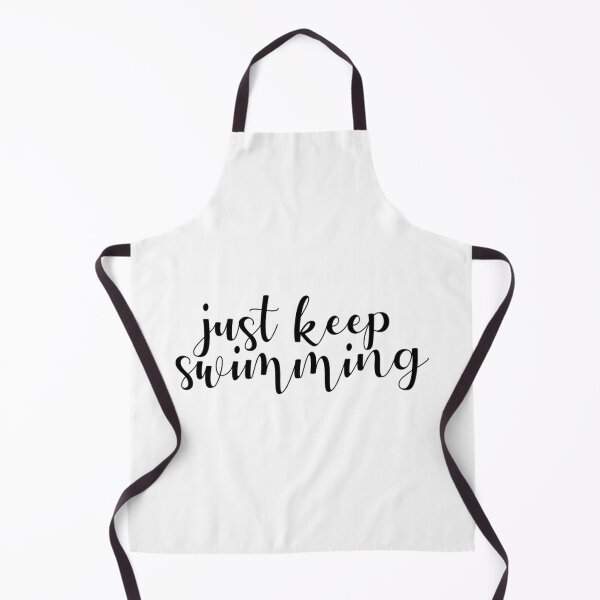 Item preview, Just keep swimming calligraphy quote 	 	 designed and sold by zzolvgyy10.