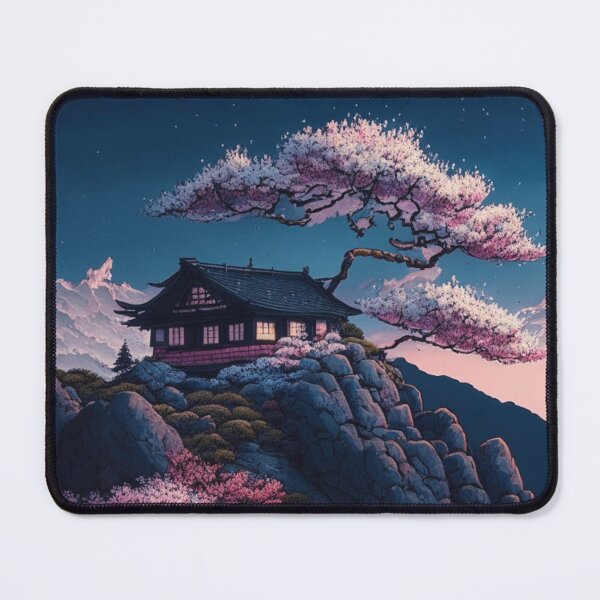 Item preview, Japanese Cabin at Night Gorgeous Landscape designed and sold by XamiDesign.