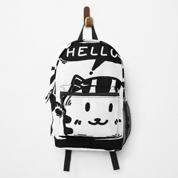 Item preview, Black and White Cat says Hello designed and sold by SceneryStudio.