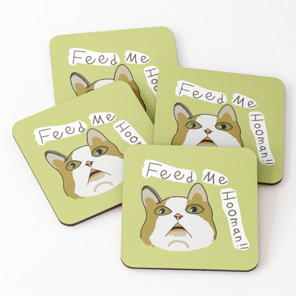Item preview, Feed Me Hooman!! designed and sold by LuffyTakeshi.