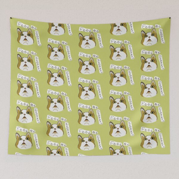 Item preview, Feed Me Hooman!! designed and sold by LuffyTakeshi.