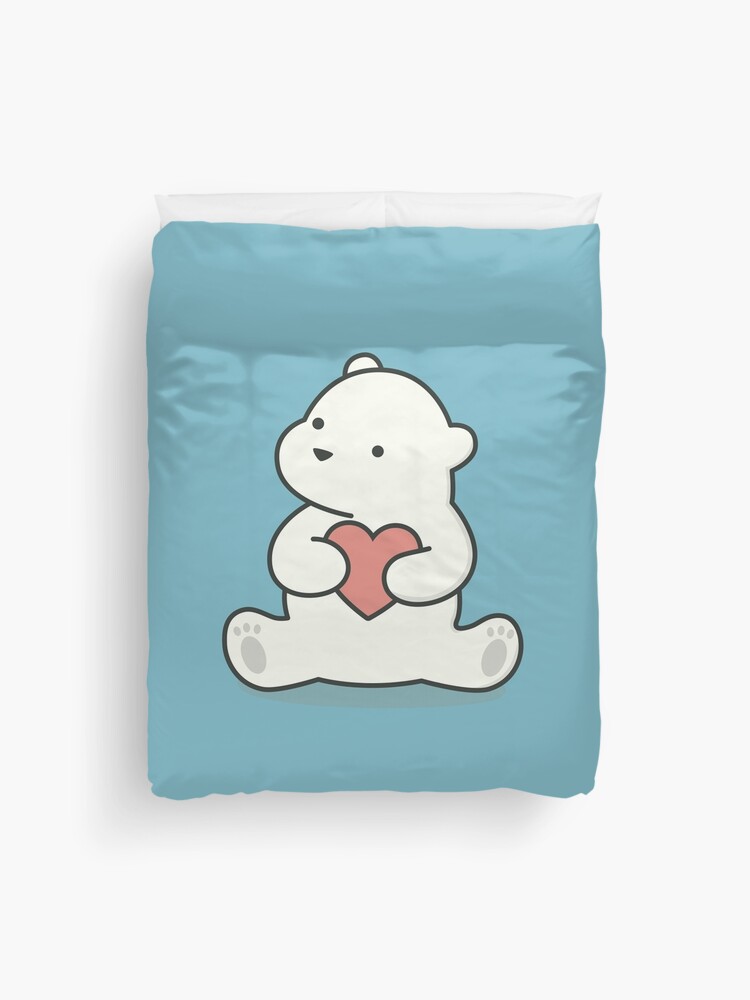 Kawaii Cute Adorable Polar Bear  Stickers by wordsberry, Redbubble