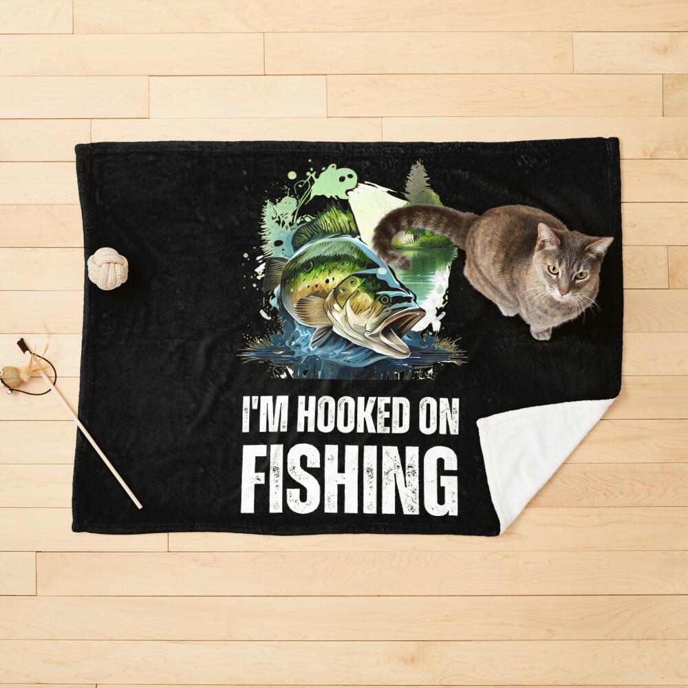 I'm Hooked On Fishing Poster for Sale by HikingGalleria