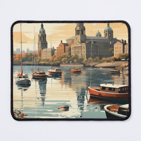 Item preview, Liverpool travel poster designed and sold by windmildesigner.
