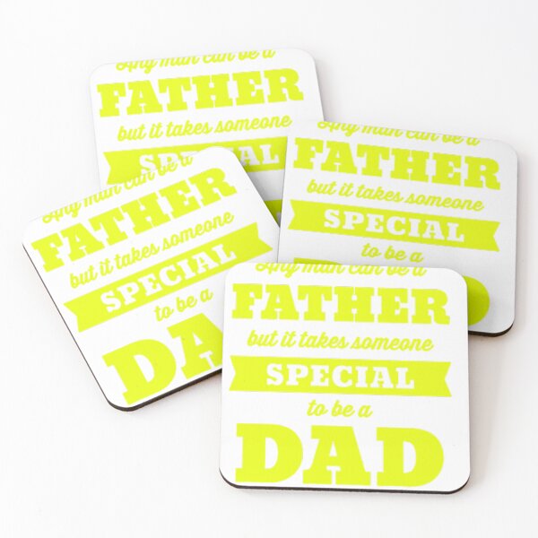 Item preview, any man can be a father but it takes someone special to be a dad designed and sold by DewDraws.