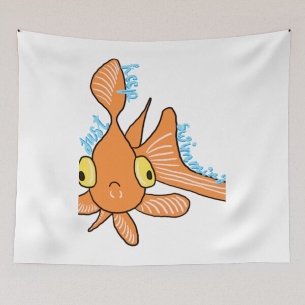 Item preview, Just Keep Swimming Goldfish 	 	 designed and sold by zzolvgyy10.