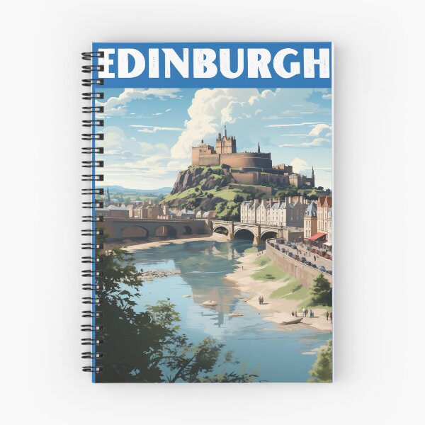 Item preview, Edinburgh travel poster designed and sold by windmildesigner.