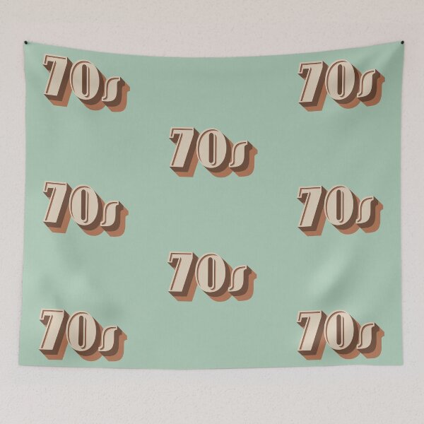 Item preview, Vintage 70s Retro Typography Design designed and sold by trepiu.