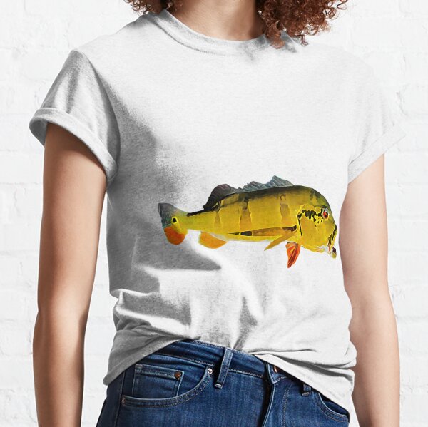 Peacock Bass Fishing Shirt, Vintage Bass Fishing, Bass Fishing