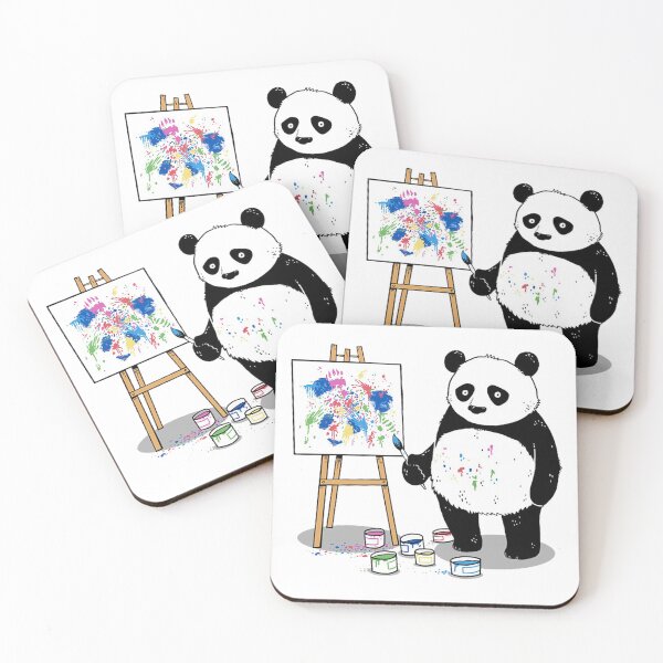 Item preview, Vintage Pandas paint colorful pictures designed and sold by yolandaHazel.