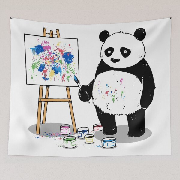 Item preview, Vintage Pandas paint colorful pictures designed and sold by yolandaHazel.