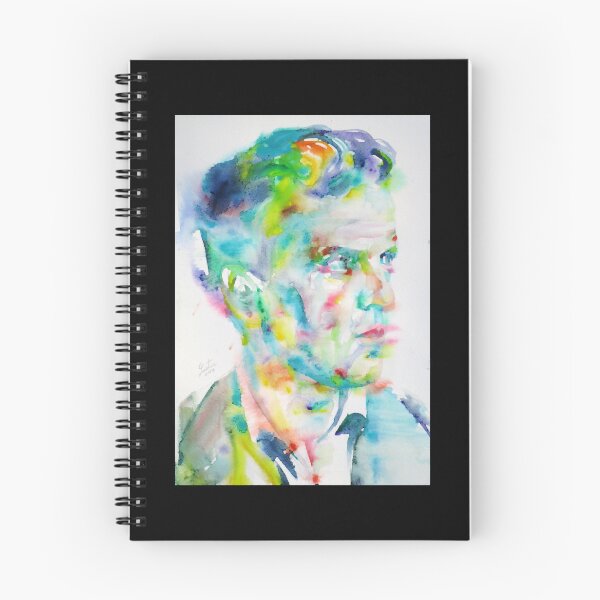 Item preview, LUDWIG WITTGENSTEIN - watercolor portrait.4 designed and sold by enrique-moyer.