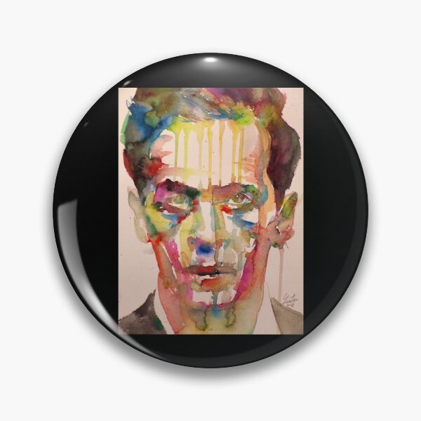Item preview, LUDWIG WITTGENSTEIN - watercolor portrait.7 designed and sold by enrique-moyer.