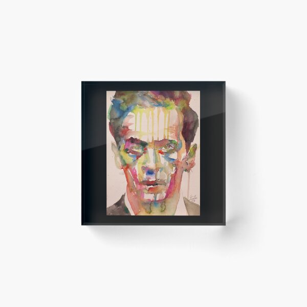 Item preview, LUDWIG WITTGENSTEIN - watercolor portrait.7 designed and sold by enrique-moyer.
