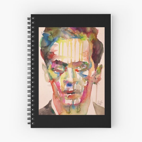 Item preview, LUDWIG WITTGENSTEIN - watercolor portrait.7 designed and sold by enrique-moyer.