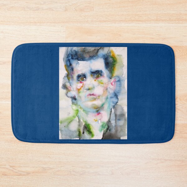 Item preview, LUDWIG WITTGENSTEIN - watercolor portrait designed and sold by enrique-moyer.