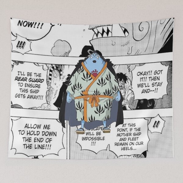 Item preview, Knight Of The Sea Jinbei Anime Manga Poster designed and sold by CristinaMaxine.