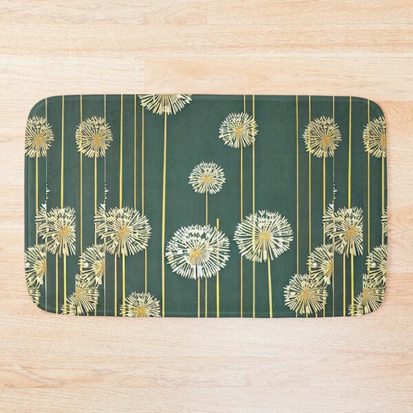 Item preview, TEAL AND GOLD , DANDELIONS PATTERN BY CALLISC ARTS designed and sold by CallisC-Arts.