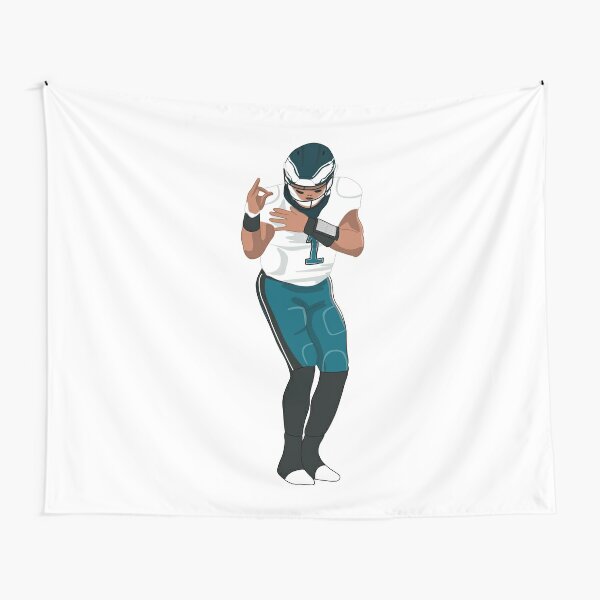 Jalen Hurts Tapestry 60x51in Black One Size