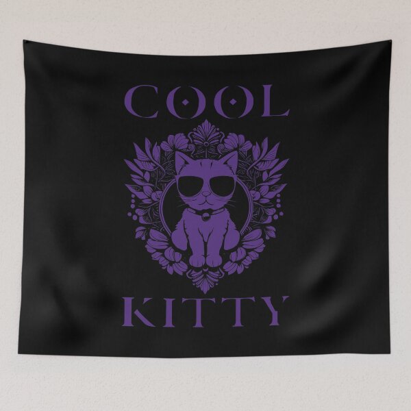 Item preview, Cool Kitten - Indigo designed and sold by Soulemotion.