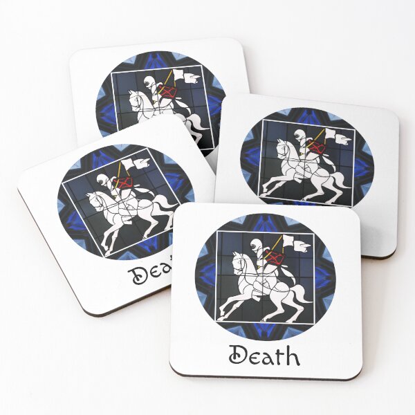 Item preview, Major Arcana Death - Stained Glass Design for T-shirt, stickers and other accessories designed and sold by Pixel Waite.