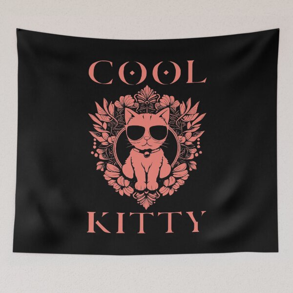 Item preview, Cool Kitten - Salmon designed and sold by Soulemotion.