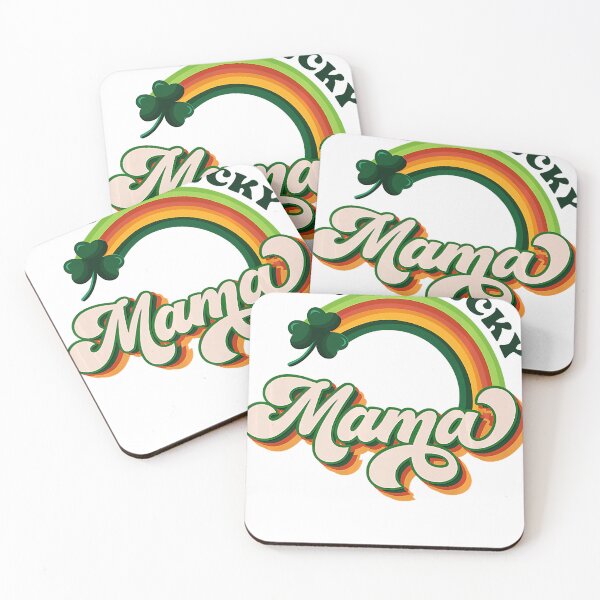 Item preview, One Lucky Mama Rainbow Clover Mama Shamrock  Leprechaun  	 designed and sold by faijurviliyah.