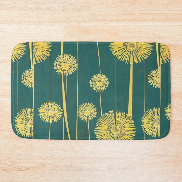 Item preview, TEAL AND GOLD , DANDELIONS PATTERN BY CALLISC ARTS designed and sold by CallisC-Arts.