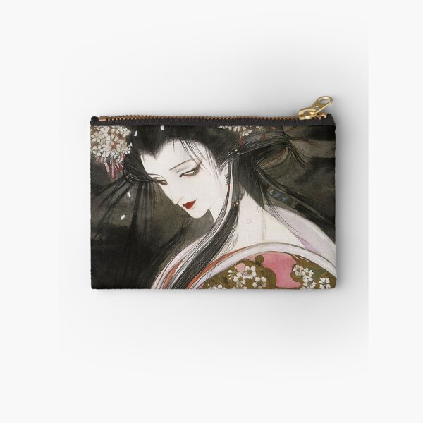 Item preview, yoshitaka amano - flower girl gesha Poster designed and sold by johndisney.
