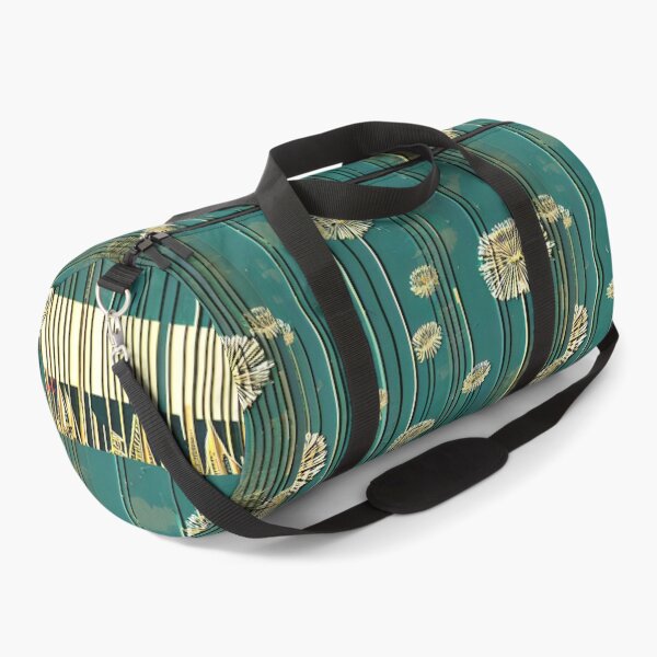 Item preview, TEAL AND GOLD , DANDELIONS PATTERN BY CALLISC ARTS designed and sold by CallisC-Arts.