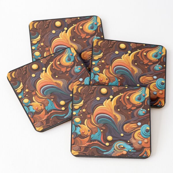 Item preview, CocoDreams: Psychedelic Chocolate Wonderland Design Collection designed and sold by KaonDesign.