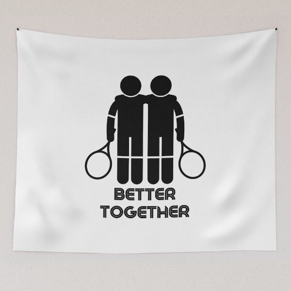 Item preview, Tennis doubles better together designed and sold by NateCF.