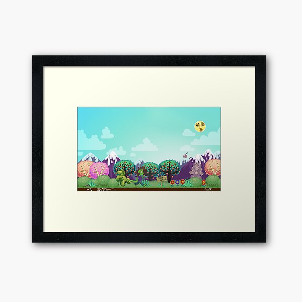 Welcome to My World! Framed Art Print