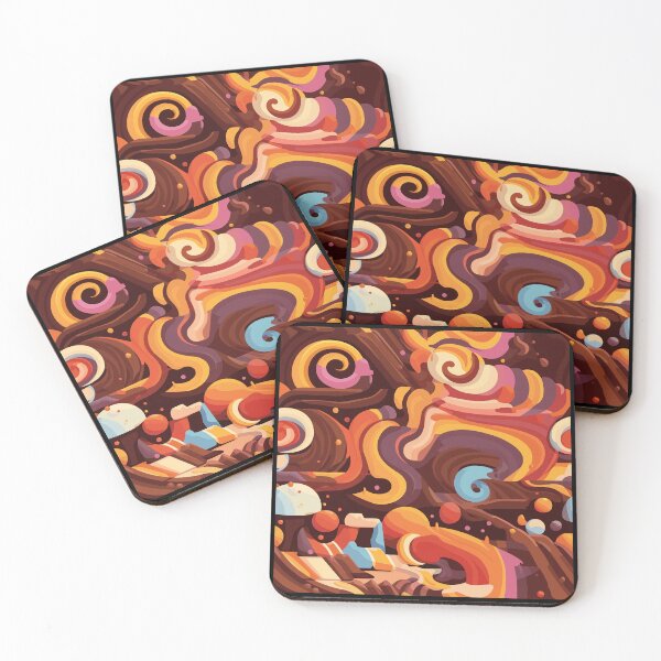 Item preview, CocoDreams: Psychedelic Chocolate Wonderland Design Collection designed and sold by KaonDesign.