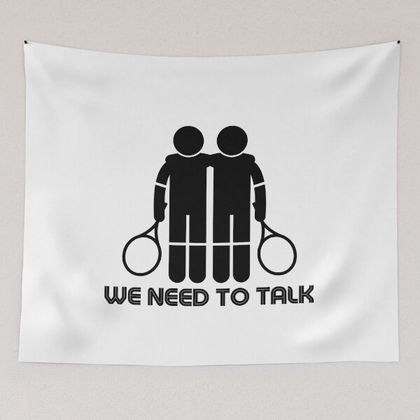 Item preview, Tennis doubles we need to talk designed and sold by NateCF.
