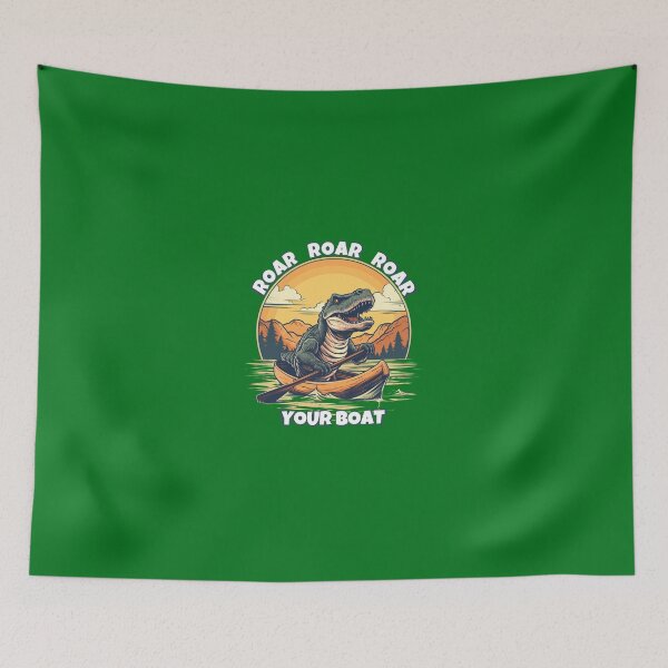 Item preview, Dinosaur Roar Roar Roar Your Boat - Funny Dinosaur designed and sold by goldentusk.